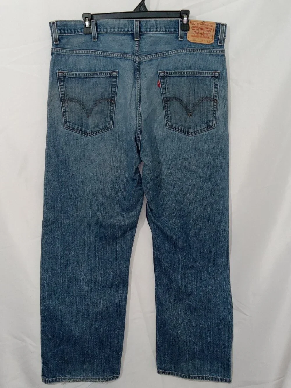 Vintage Levi’s 569 Loose Straight Baggy Jeans Mens 40x32 Y2K Light Wash Denim